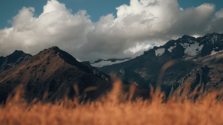 Cinematic color grading before and after using Afterglow | Andean Dust finishing LUT by visual tone