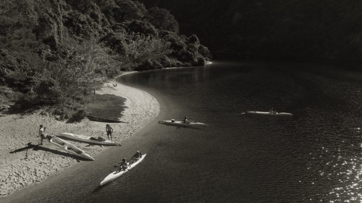 drone kayak after - warmtone fade
